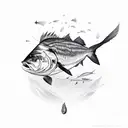barramundi  tattoo design idea