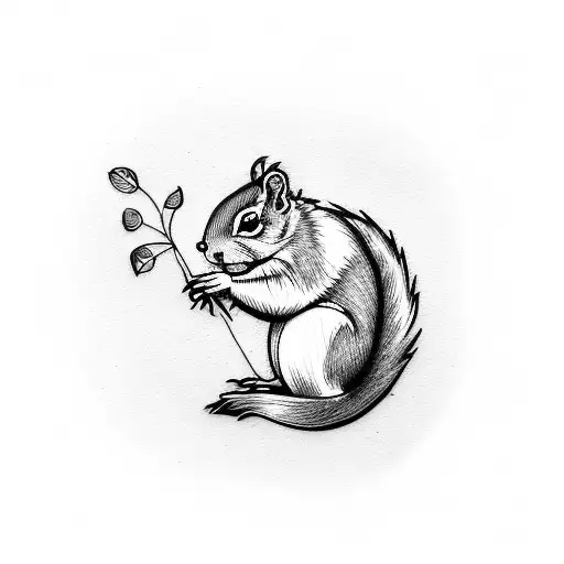 Squirrel Temporary Tattoo - Set of 3 – Little Tattoos