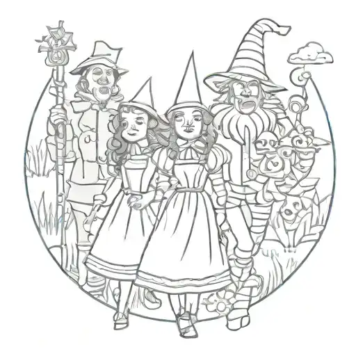 wizard of Oz tattoo design idea