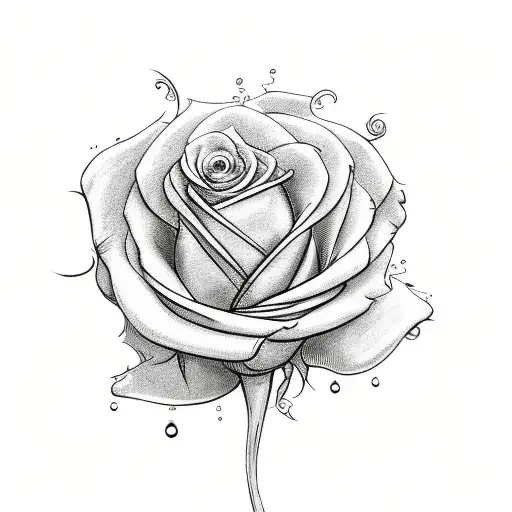 Betty boop roses tattoo design idea
