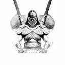 gladiator warrior tattoo design idea