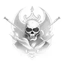 master of my fate captain of my soul tattoo design idea