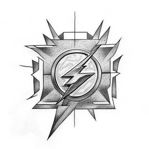 Flash-inspired tattoo design featuring iconic movie scenes tattoo design idea