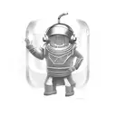 jukebox super hero tattoo design idea