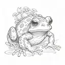 toad  tattoo design idea