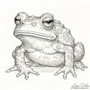 toad  tattoo design idea