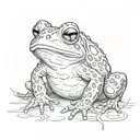 toad  tattoo design idea
