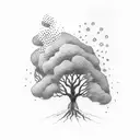 bipolarity and a tree tattoo design idea