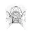 tunnel tattoo design idea