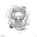 pasta n sauce tattoo design idea