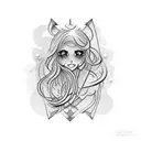 pasta n sauce tattoo design idea