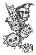 monty python holy grail tattoo design idea