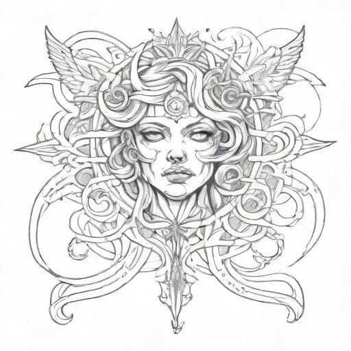 "only god can judge me tattoo design idea