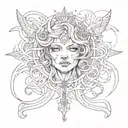 "only god can judge me tattoo design idea