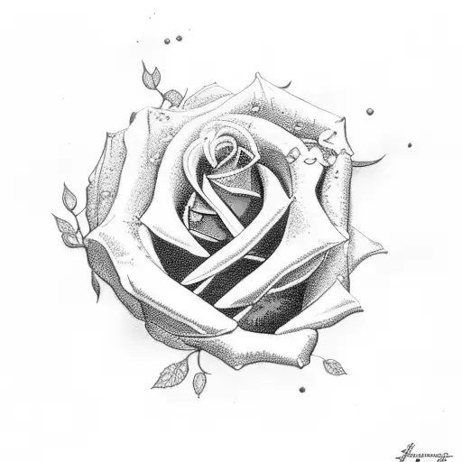 croix avec deux roses et des ailes d'anges. 1998 tattoo design idea