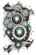 orions belt tattoo design idea