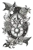 orions belt tattoo design idea