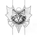 a tattoo with the text "im saving this pussy for lea seydoux" with an a arrow points down tattoo design idea