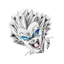 Majin Vegeta tattoo design idea