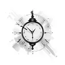 Even A Broken Clock Is Right Twice A Day tattoo design idea