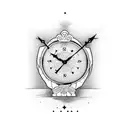 Even A Broken Clock Is Right Twice A Day tattoo design idea