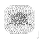 A dotwork tattoo featuring a stylized map of Iran with intricate patterns representing famous places like Persepolis, thirty-three bridges, Minarjanban, Hormuz Island, the Caspian Sea, and the names of big cities. tattoo design idea