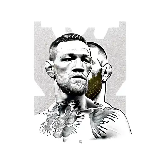 Conor mcgregor vs Nate Diaz  tattoo design idea