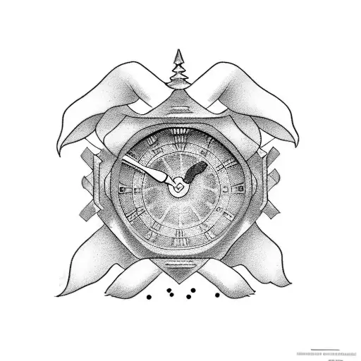 digital alarm showing 11:11 tattoo design idea