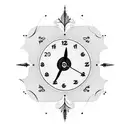 Digital Clock showing 11:11 tattoo design idea