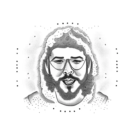 post Malone lemon tree  tattoo design idea
