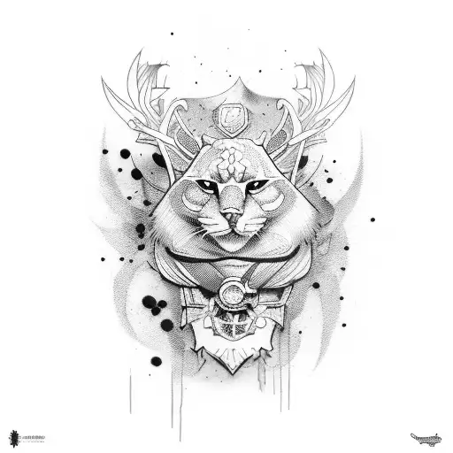 Dotwork "Paintball" Tattoo Idea BlackInk