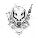 paintball tattoo design idea