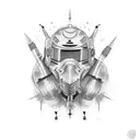 paintball tattoo design idea