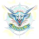 rays of light tattoo design idea