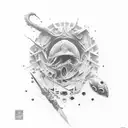 patience and respect tattoo design idea