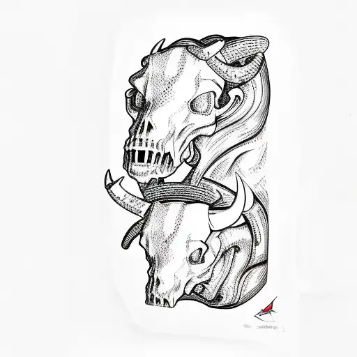 18 top Bull skull tattoo ideas in 2024