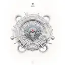 hometown tattoo design idea