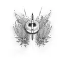 switchblade that says "here's to life" tattoo design idea