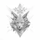 visual presentation of the different tastes tattoo design idea