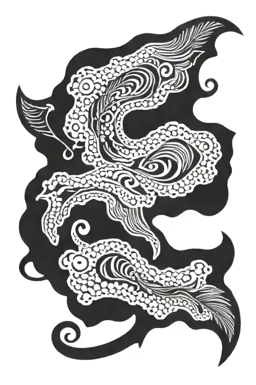 A playlist of 5 songs which are Avicci, Marsmello, David Gueta, Martin Garrix and their distinctive symbols tattoo design idea