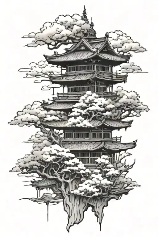 Japan style : tattoo design idea