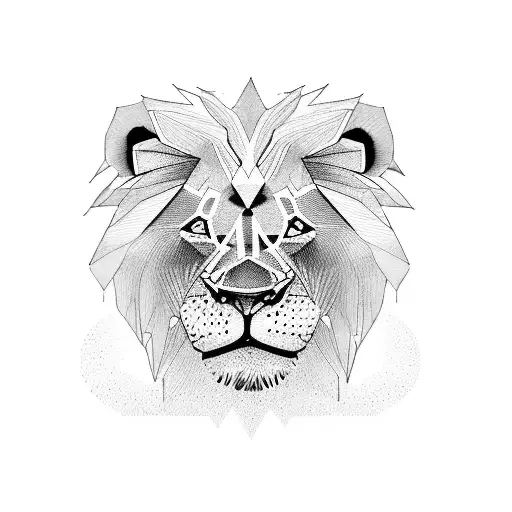 lion king tattoo design idea