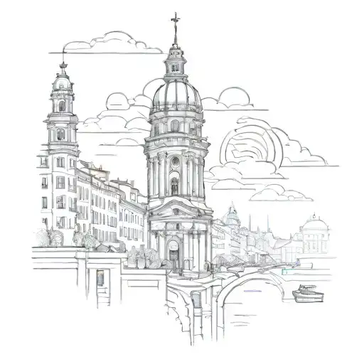 Mole Antonelliana tattoo design idea