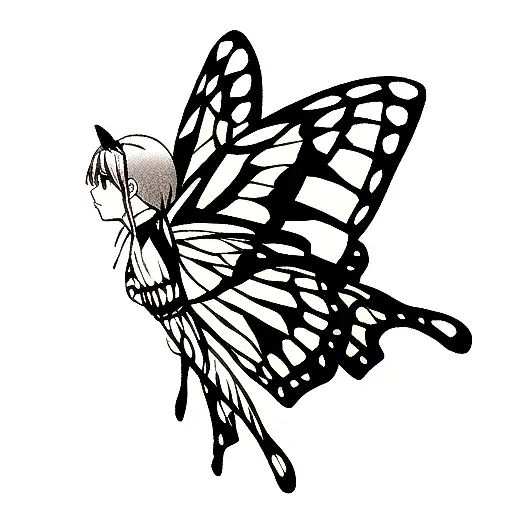Butterfly tattoo design idea