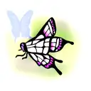 Butterfly tattoo design idea