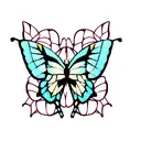 Butterfly tattoo design idea