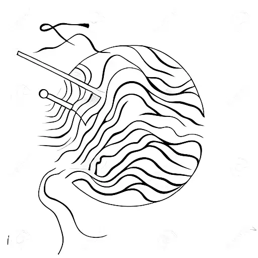 A minimalist representation of water flowing through a surgical scalpel tattoo design idea