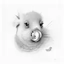 kiwi tattoo design idea