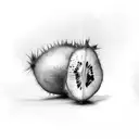 kiwi tattoo design idea