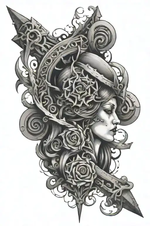 aria gunner tattoo design idea